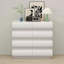 Commode 8 tiroirs pour commode de chambre à coucher sans poignée, 8 tiroirs modernes avec rangement large-1104080972