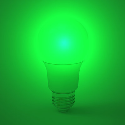 7 Watt (40 Watt Equivalent), A19 LED, Non-Dimmable Light Bulb, E26/Medium (Standard) Base