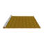 Tapis jaune tissé à la machine-68664321