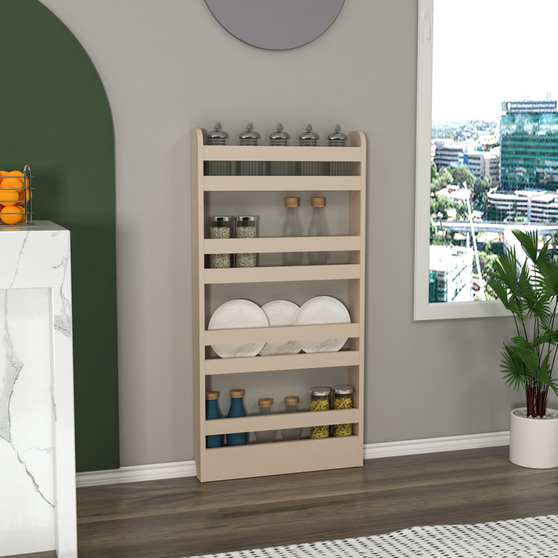 Wall Spice Rack, Beige