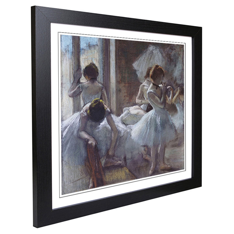 Edgar Degas - Single Picture Frame Painting, Black