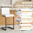 Meleigha Upholstered Counter Stool with Metal Frame-638759618-638759628