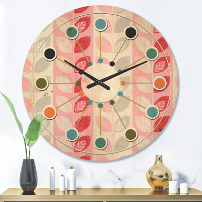 Horloge murale Botanical Design I