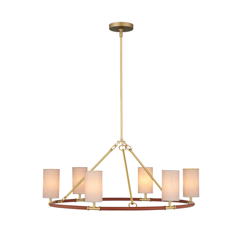 Ellerston Medium Chandelier, 21" H x 39" W x 39" D
