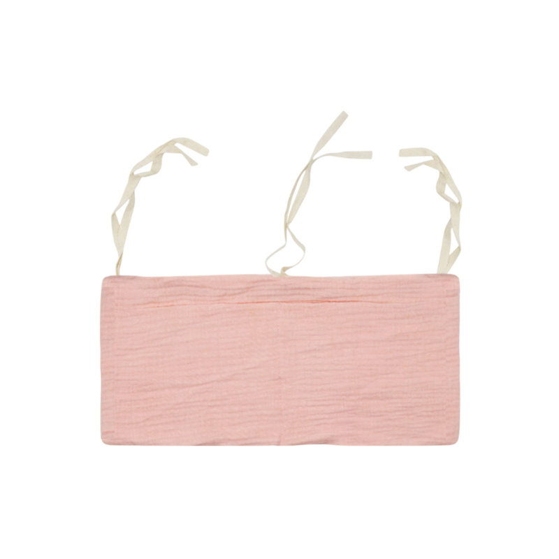 Sac de rangement en tissu double couche, Rose