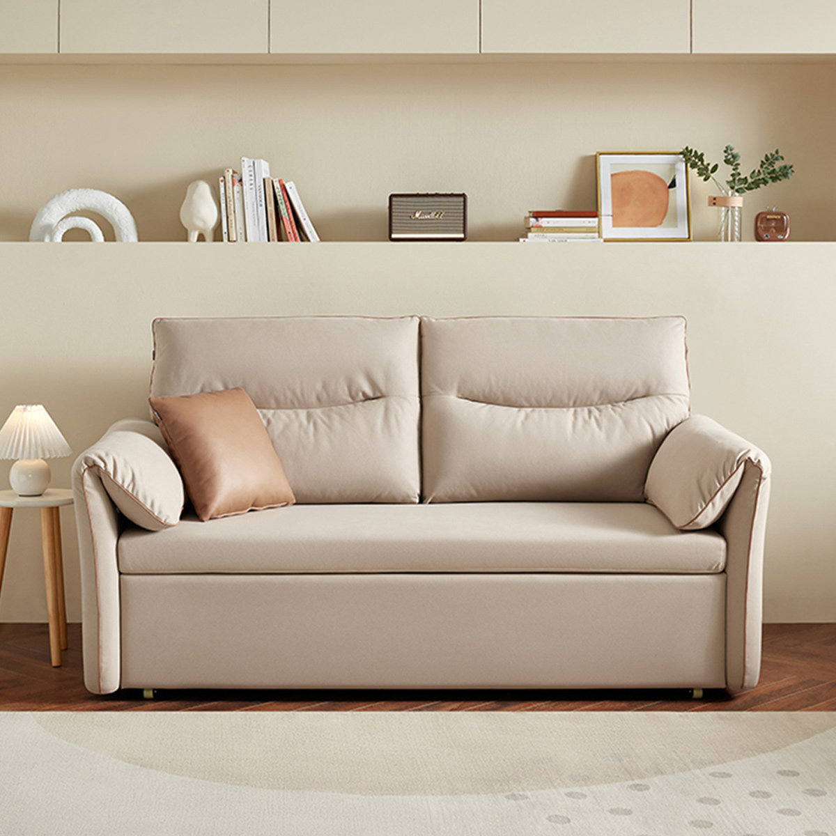 Mont Bike Solutions Loveseat LightGray 100% Polyester Sleeper sofa ...