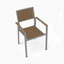 Chaises en bois de corail Cape avec ensemble repas (ensemble de 2)