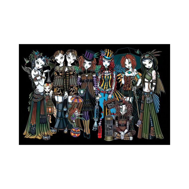 A Fairy Steampunk Circus by Myka Jelina - Wrapped Canvas Print, 66.04 cm H x 45.72 cm W