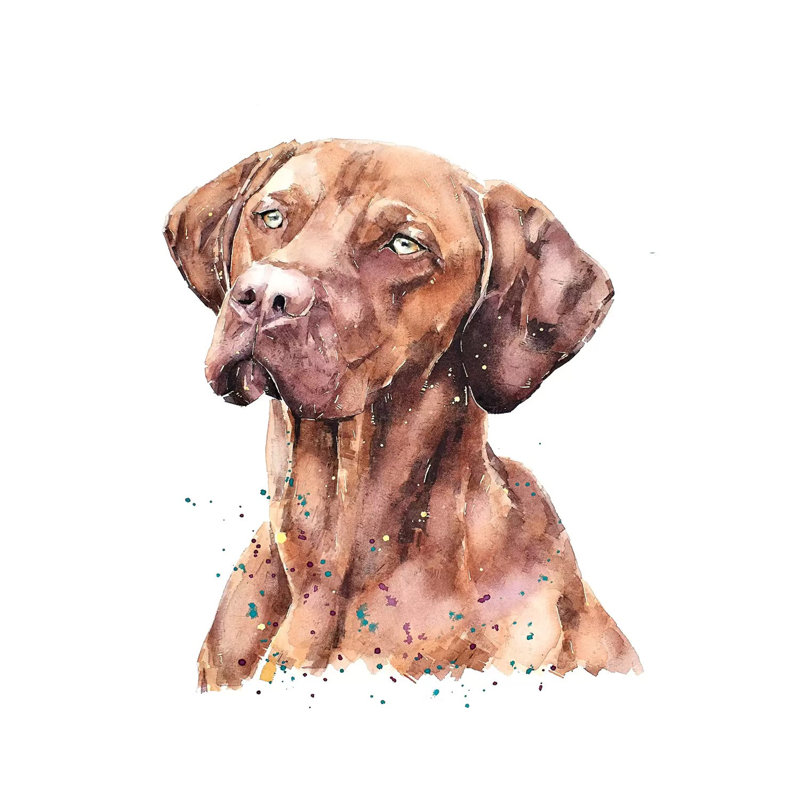 Reproduction d’art sur toile bisesaque, H 26 po x l 26 po x P 1,5 po, Toile tendue, Pas de tapis