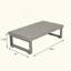 Rustic Acacia Wood Outdoor Coffee Table With Slat Design And Sled Legs For Durable Elegance-315258613