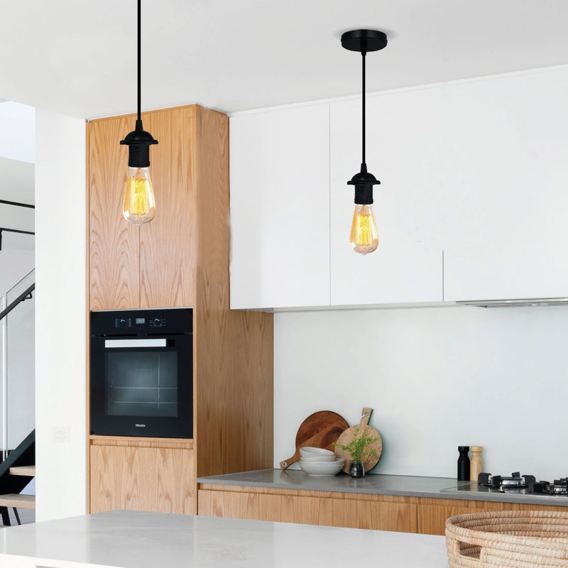 Schiavo 1 - Light Jar Pendant, Black, Black