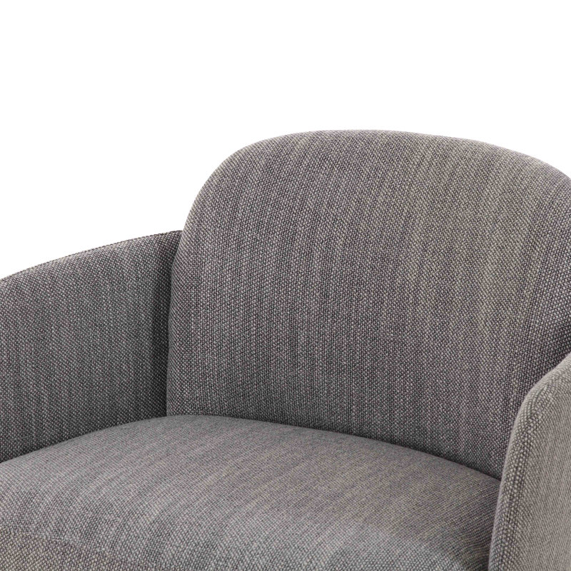 Chaise pivotante Solange, Gris