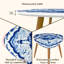 Ensemble de 2 tables basses gigognes Triangle