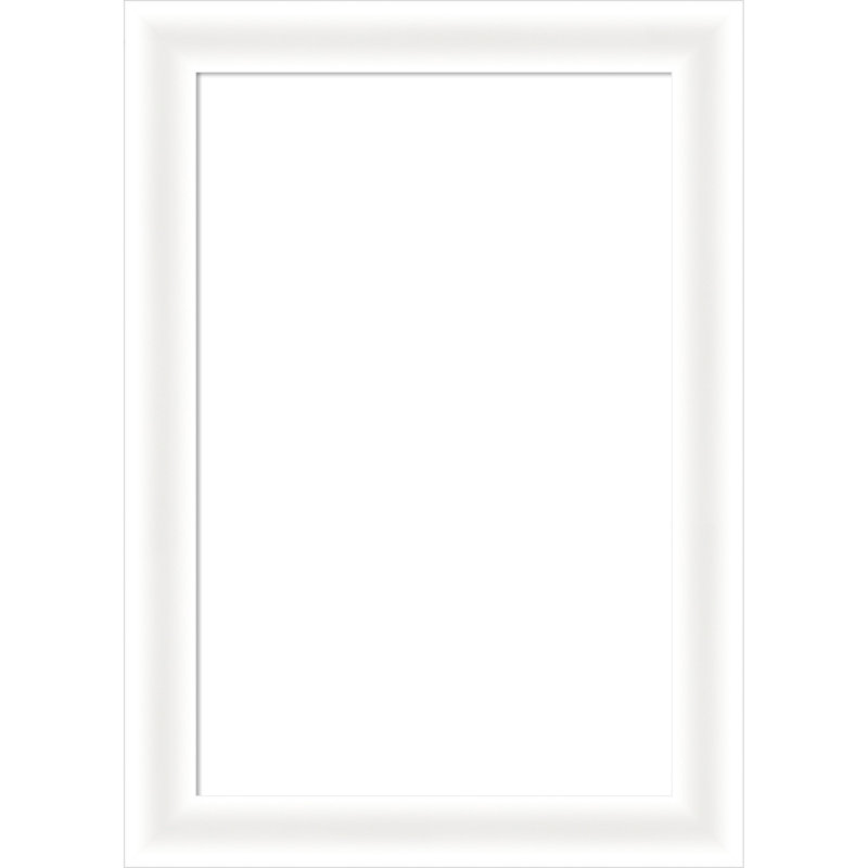 Tableau blanc effaçable à cadre étroit Oliver White, H 21 po x l 15 po