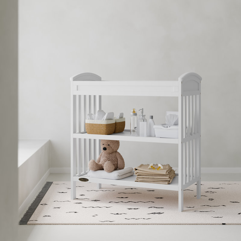 Table à langer avec coussin Benton, Blanc