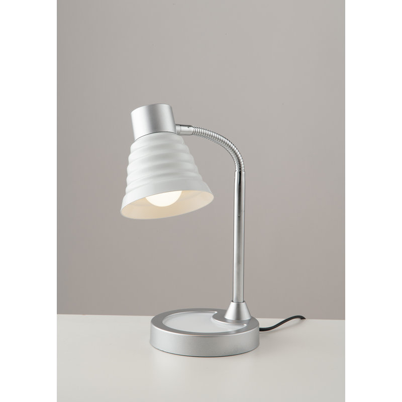 Camrion Metal Desk Lamp, White, White, White