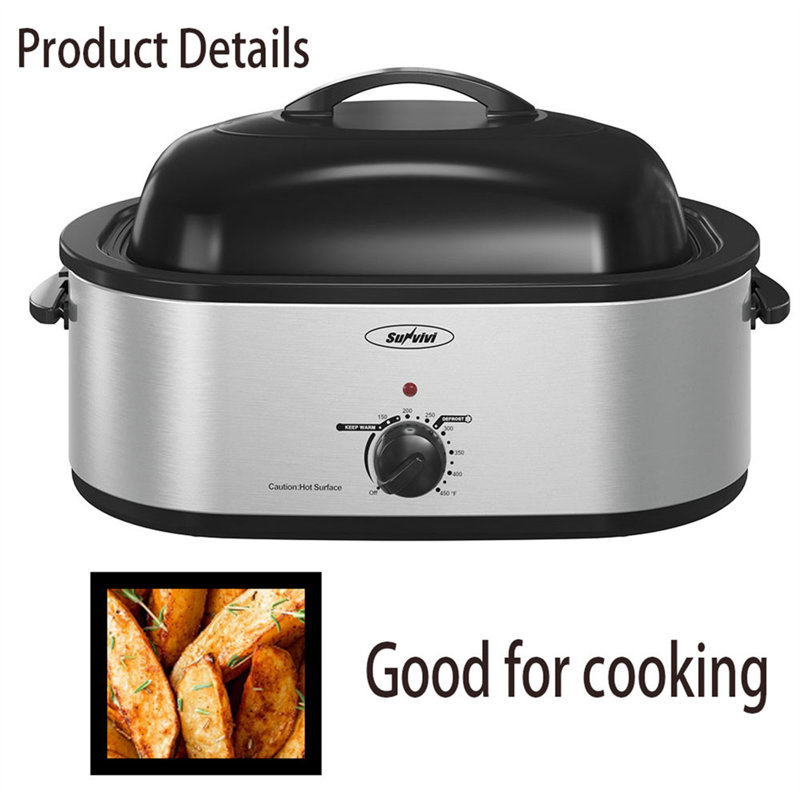 TONWIN Non-Stick Stainless Steel Roasting Pan