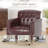 Enoks Tufted Leather Armchair-2044316490