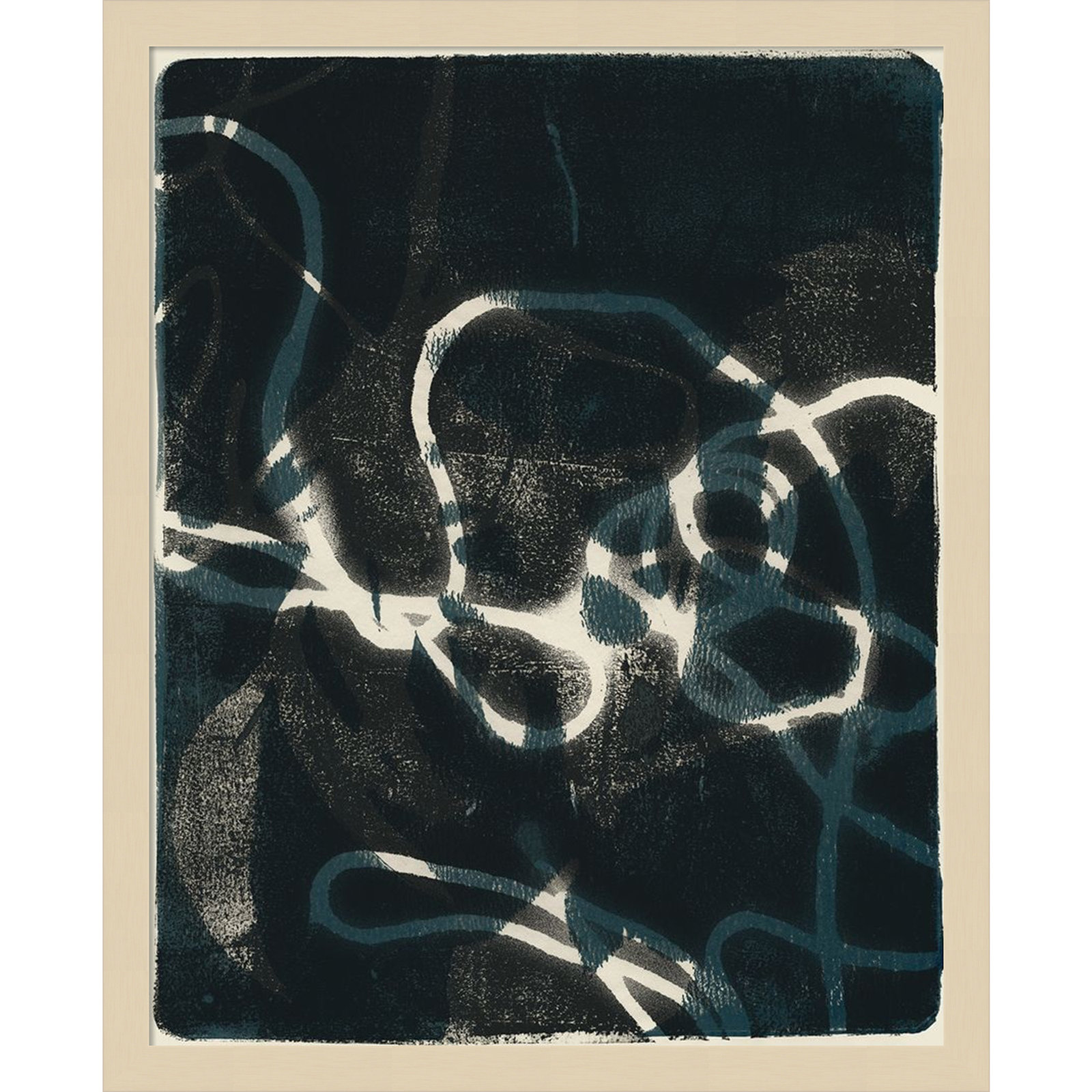 Shifting Shadows II Print by Victoria Barnes, Brown, 21" H x 17" W