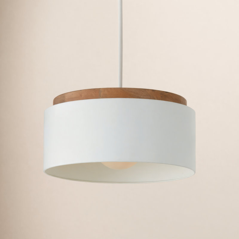Luminaire suspendu tambour à 1 lumière Donal