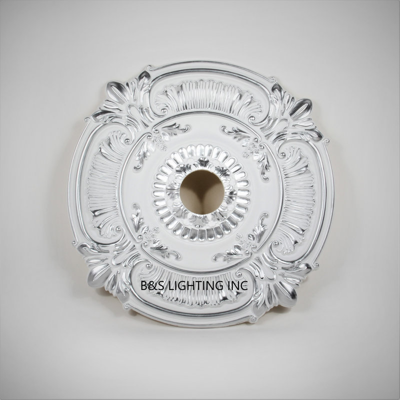 Médaillon de plafond, Blanc
