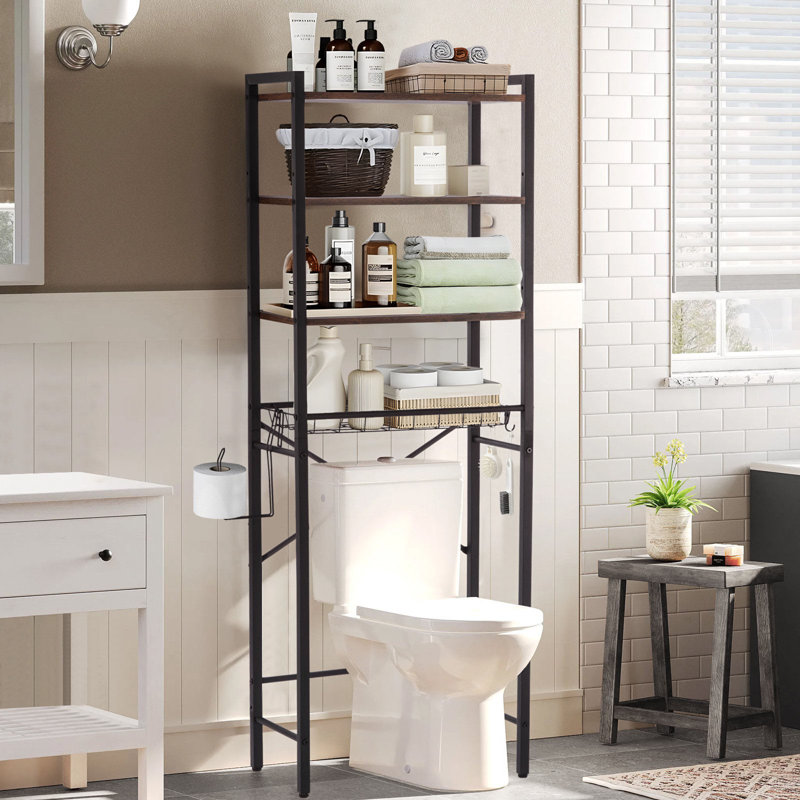 Armoire de rangement au-dessus de la toilette