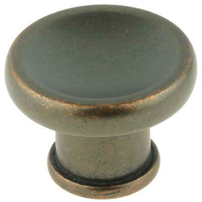 (5 Pack) 1-3/16 inch Recessed Knob Oil Rubbed Bronze
