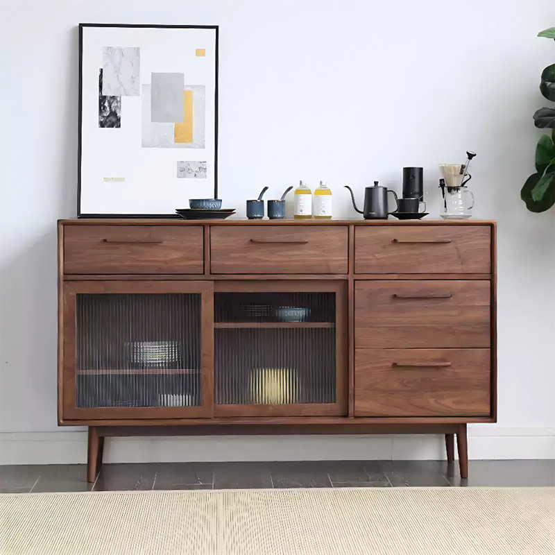 Simple Sliding Door Accent Cabinet