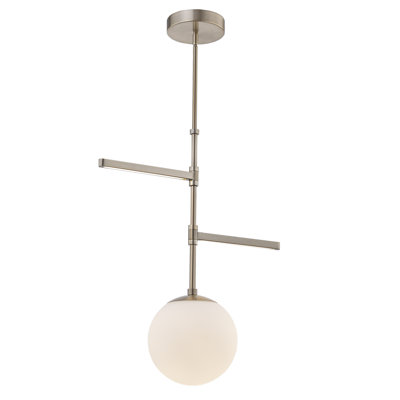Bhivande 3 - Light Dimmable LED Globe Chandelier