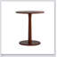 Ensemble de 2 chaises d'appoint élégantes en tissu avec table ronde en bois, confortables et polyvalentes pour un décor moderne