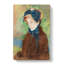 Susan In A Straw Bonnet By Mary Cassatt - Wrapped Canvas-64023426