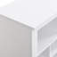 Armoire à chaussures moderne à 24 casiers avec base incurvée Sleek Design-1721360430