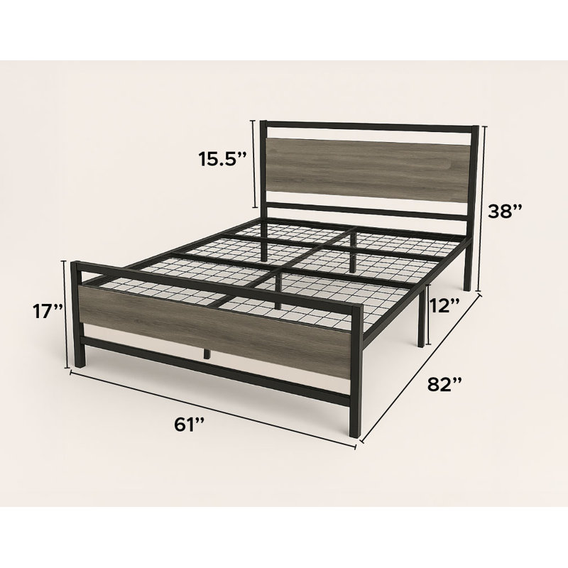 Lit plateforme 39 po, Grand
