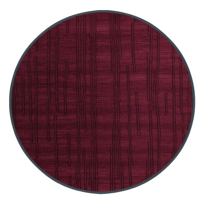 Machine Washable Abstract Red Area Rug