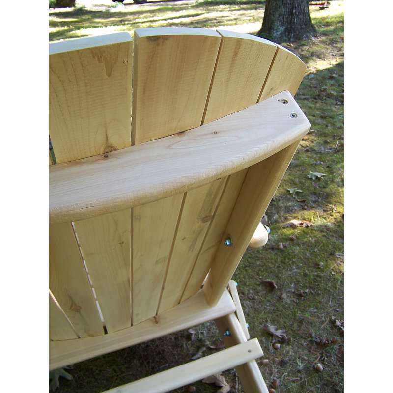 Nyla Cedar Foldable Outdoor Adirondack Chair