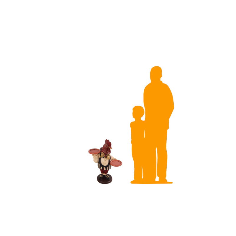 Statue de petit coq Karelly