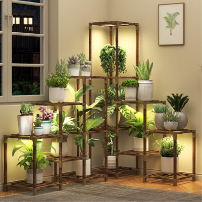 Support d'angle pour plantes d'intérieur