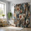 Rideau de douche standard 1 pièce Leopard Spot Craze-304034851