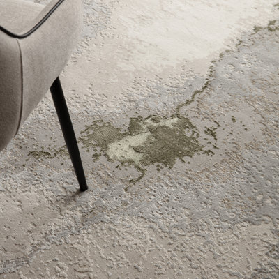 Caydren Abstract Beige/Green Area Rug