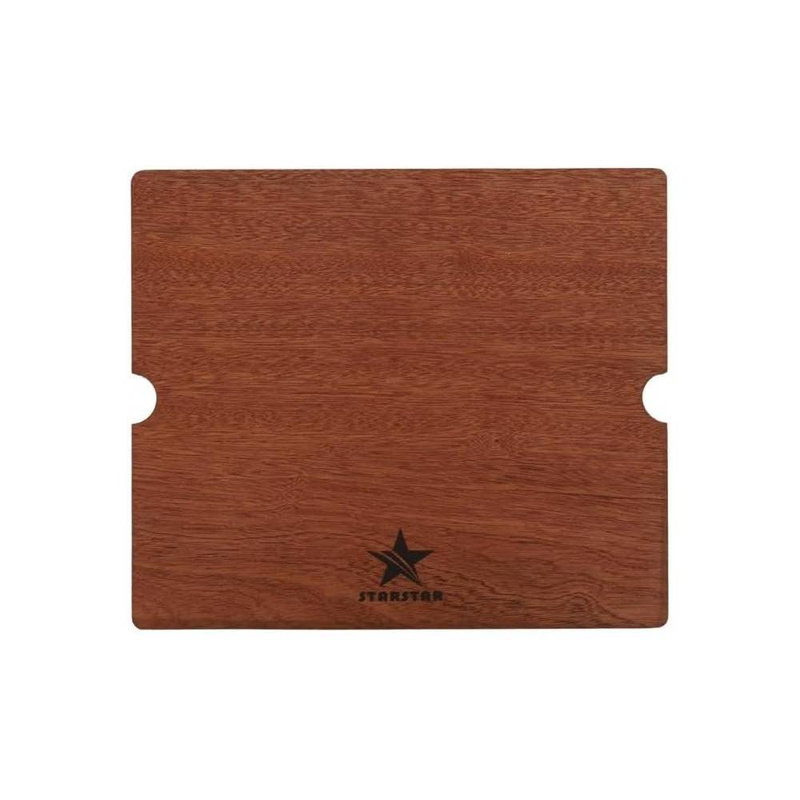 Évier de cuisine / de salle de bain / de bar / de buanderie / d'évier de bureau en acier inoxydable mat / encastré Starstar Workstation Ledge, avec grille, planche à découper foncée, crépine (18 x 18 x 10)