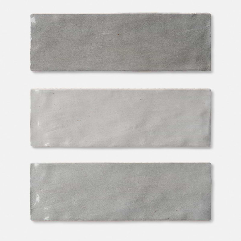Portmore 3x8 Glazed Ceramic Tile, Gray