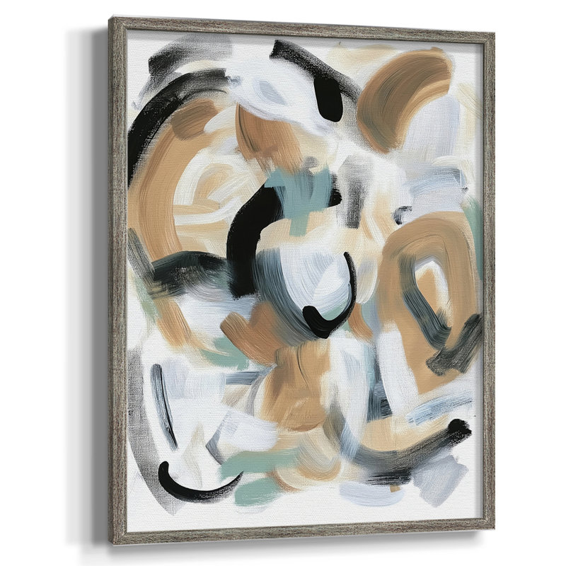 Reproduction encadrée ABSTRACT Series DCCXCV - bois massif, H 15 po x l 12 po