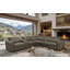 Canapé modulaire inclinable en cuir Binsbar-2122652909