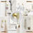 6 - Piece Bathroom Hardware Set Towel Holder Set-91992836