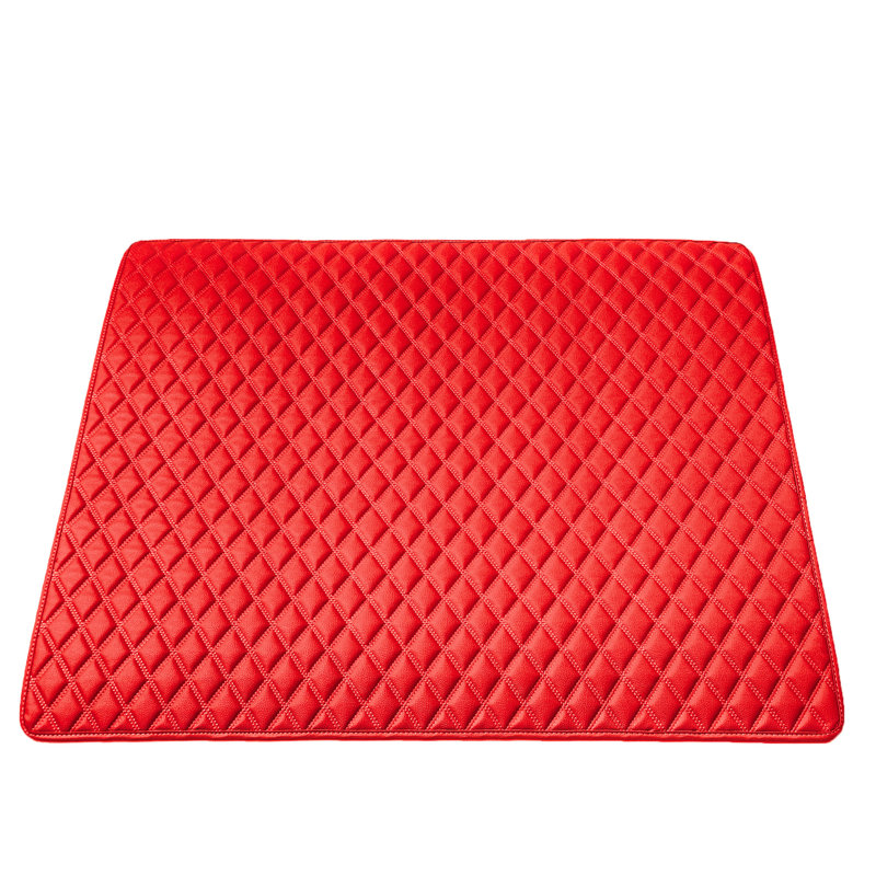 Odoms Non-Slip Door Mat, Red, 46" L x 40" W