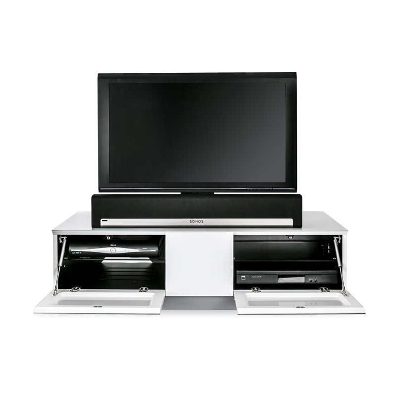 Abarne Unfinished TV Stand for TVs up to 55", White