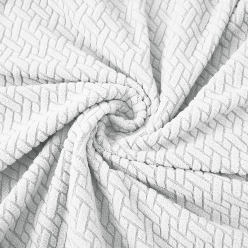 Premium Quality Spandex Sofa Cover Elastic Slipcover Soft Washable Couch Protector 2 Seater, Silver