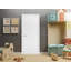 Porte intérieure moderne en bois pré-montée avec quincaillerie Planum 0990 Blanc Soie Panneau simple Cadre Moulures Portes robustes pour salle de bain et chambre à coucher - 42 po x 84 po-109769622