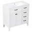 Bathroom Vanity With Sink Combo, Bathroom Cabinet With Drawers, Solid Frame And MDF Board-112897495