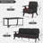 Aluminum 4-Piece Outdoor Sofa Seating Group With Cushions-Gray-9151752